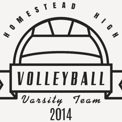 Volleyball Template DNT001 BW Thumbnail