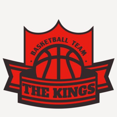 The Kings Basketball team Logo Template Thumbnail