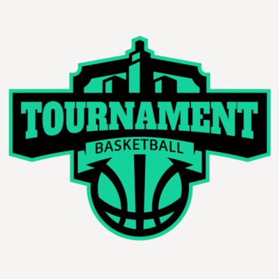 Tournament Basketball logo template Thumbnail