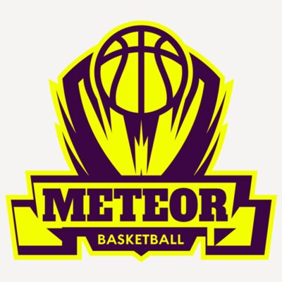 Meteor Basketball Logo Template Thumbnail