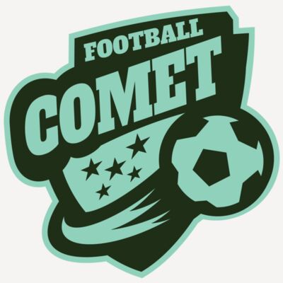 Comet Football logo template Thumbnail
