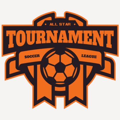 Tournament Soccer league logo template Thumbnail