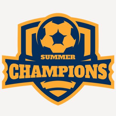 Champions Summer Soccer logo template Thumbnail