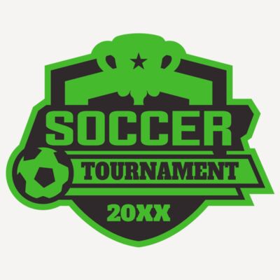 Soccer Tournament logo template 02 Thumbnail