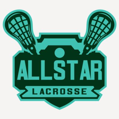 All stars Lacrosse Logo Template Thumbnail