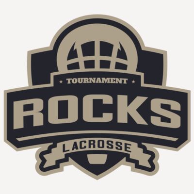 Rocks Tournament Lacrosse Logo Template Thumbnail