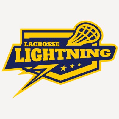 Lightning Lacrosse Logo Template Thumbnail