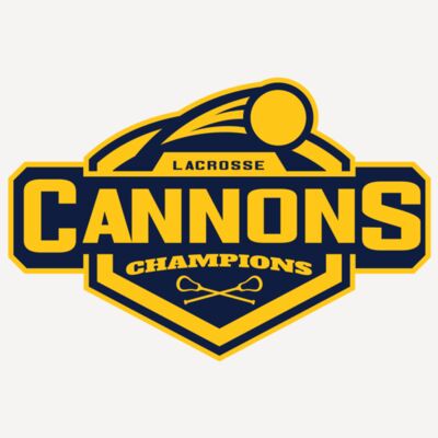 Cannons Champions Lacrosse Logo Template Thumbnail