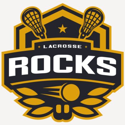 Rocks Lacrosse Logo Template Thumbnail