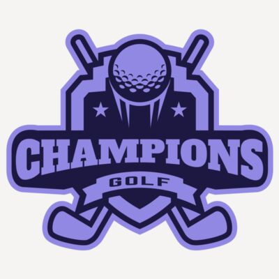 Champions Golf logo template Thumbnail