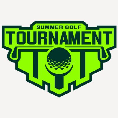 Tournament Summer golf logo template Thumbnail