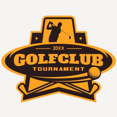 Golf club Tournament logo template 05 Thumbnail
