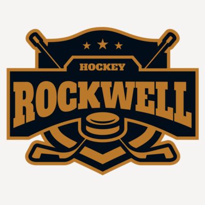 Rockwell Hockey logo template Thumbnail