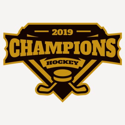 Champions Hockey logo template Thumbnail