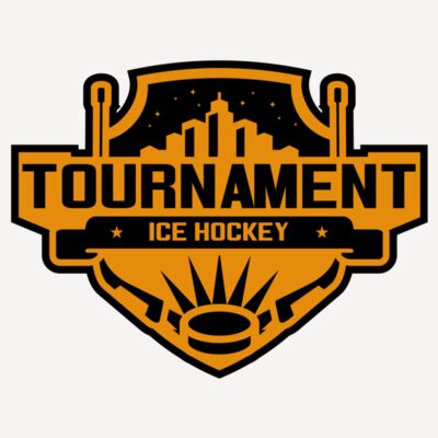 Tournament Ice Hockey logo template 02 Thumbnail
