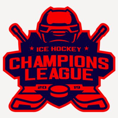 Champions League Ice Hockey logo template Thumbnail