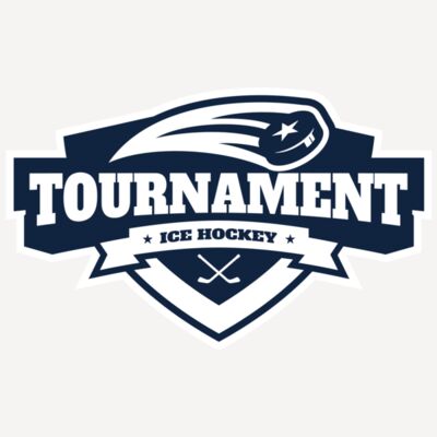 Tournament Ice Hockey logo template 02 Thumbnail