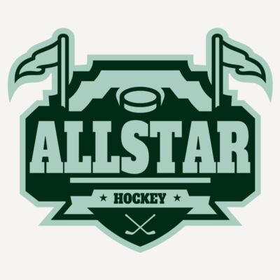 All Star Hockey Tournament logo template 02 Thumbnail