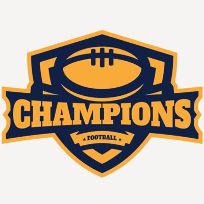 Champions Football logo template Thumbnail