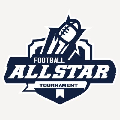 Allstar Tournament Football logo template Thumbnail