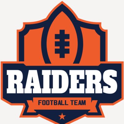 Raiders Football Team logo template Thumbnail