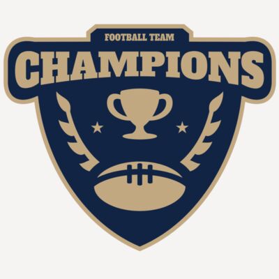 Champions Football Team logo template Thumbnail