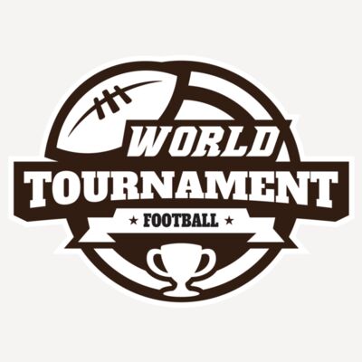 World Tournament Football logo template Thumbnail