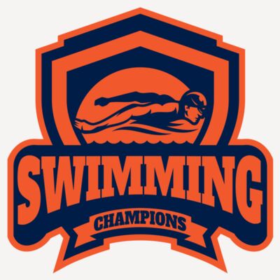 Swimming Champions logo template Thumbnail