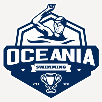 Oceania Swimming logo template Thumbnail