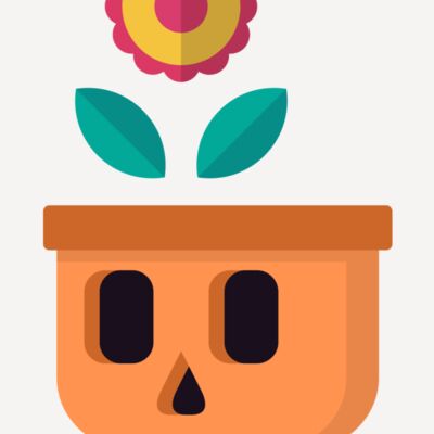 Elements Skull logo template 08 Thumbnail