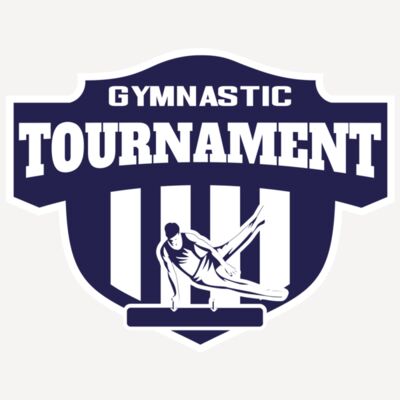Gymnastic Tournament logo template Thumbnail