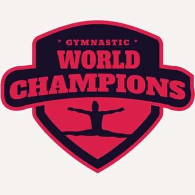 Gymnastic World Champions logo template Thumbnail