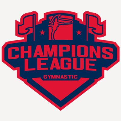 Champions League Gymnastic logo template Thumbnail