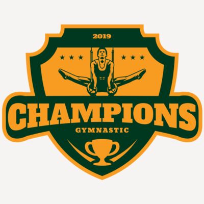 Champions Gymnastic logo template Thumbnail