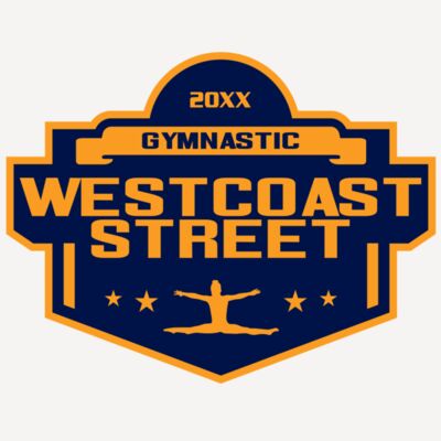 West Coast Street Gymnastic logo template 02 Thumbnail