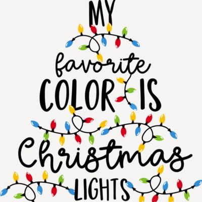 My favourite colour is christmas light Thumbnail