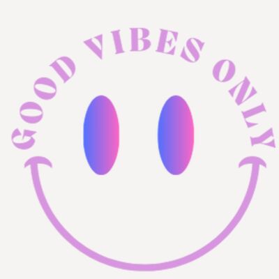 Good vibes only purple  Thumbnail